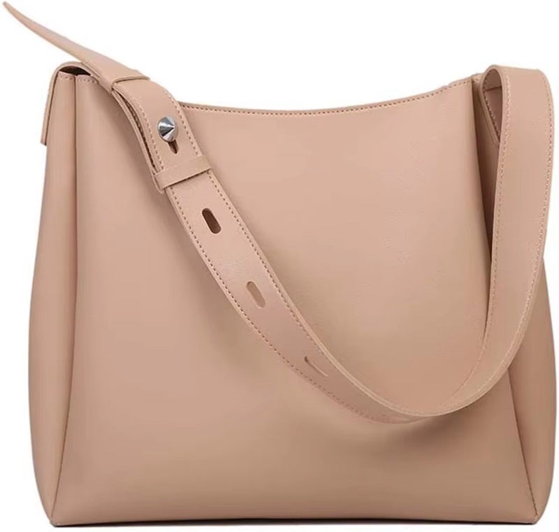 Osman Beige PU Leather Tote Bag for Women - Image 2